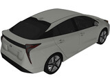 Toyota Prius (2017) 3D Model