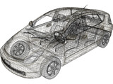 Toyota Prius 3D Model