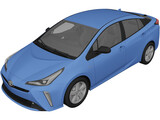 Toyota Prius TE (2019) 3D Model preview