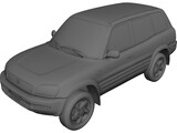 Toyota RAV4 (1997) 3D Model preview