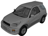 Toyota RAV4 (2000) 3D Model preview