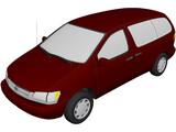 Toyota Sienna (1998) 3D Model preview