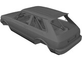 Toyota Starlet KP61 Rally Body 3D Model