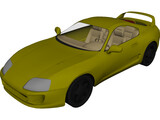 Toyota Supra (1994) 3D Model preview