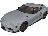 Toyota Supra (2020) 3D Model preview