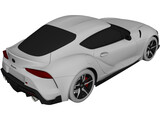 Toyota Supra [A90] (2019) 3D Model preview