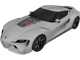 Toyota Supra FT-1 Concept 3D Model preview