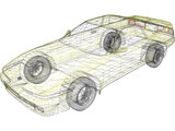 Toyota Supra MK3 (1991) 3D Model