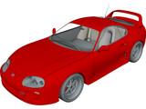 Toyota Supra 3D Model preview