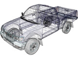 Toyota Tacoma (1996) 3D Model
