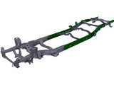 Toyota Tacoma Chassis (2015) 3D Model preview