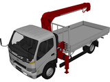Toyota Toyoace (Tow Crane Truck) (2000) 3D Model preview