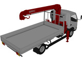 Toyota Toyoace (Tow Crane Truck) (2000) 3D Model