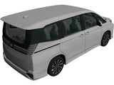 Toyota Voxy S-Z (2022) 3D Model