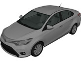 Toyota Yaris Sedan (2015) 3D Model preview