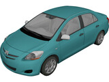 Toyota Yaris Sedan 3D Model preview