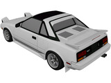 Toytota MR2 Mk1 (1984) 3D Model