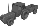 Tractor 3D Model preview