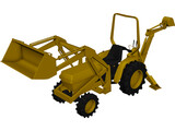 Tractor 3D Model preview