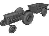 Tractor 3D Model preview