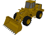 Tractor Front Loader 3D Model preview