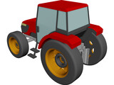 Tractor Kubota 108S 3D Model preview