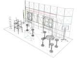 Trade Show Booth 3D Model