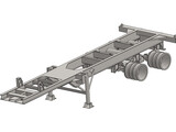 Trailer 18 Wheeler 3D Model
