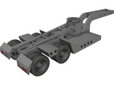 Trailer 3 Axle 3D Model preview