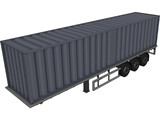 Trailer 3D Model preview