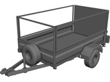 Trailer 3D Model preview