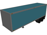 Trailer Box 3D Model preview