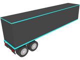 Trailer Box 3D Model