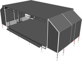 Trailer Stage 3D Model preview