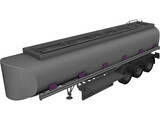 Trailer Tank 3D Model preview