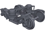 Train Bogie Y32 3D Model preview