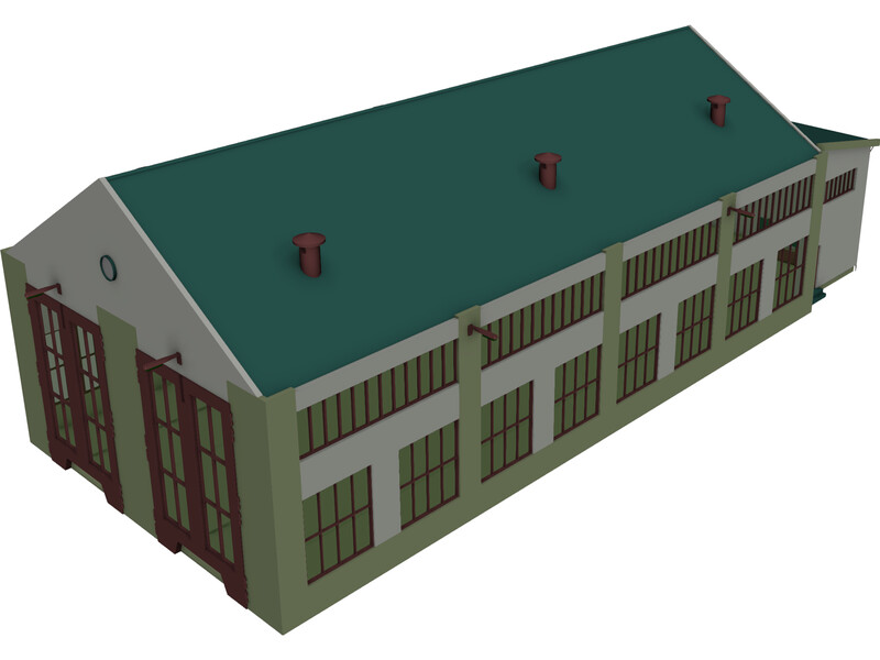 Train Coach 3D Model