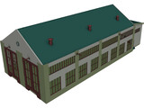 Train Coach 3D Model preview