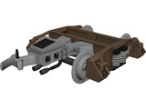 Train Hitch 3D Model preview