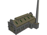 Train Repair Station 3D Model preview