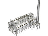Train Repair Station 3D Model