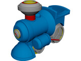 Train Toy 3D Model preview