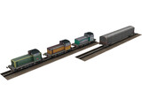 Trains Collection 3D Model preview