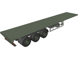Tralier 3D Model preview