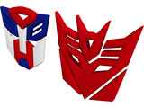 Transformers Logo 3D Model preview