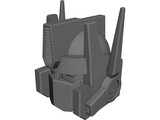 Transformers Optimus Prime Head 3D Model preview