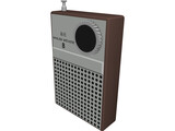 Transistor Radio 3D Model preview