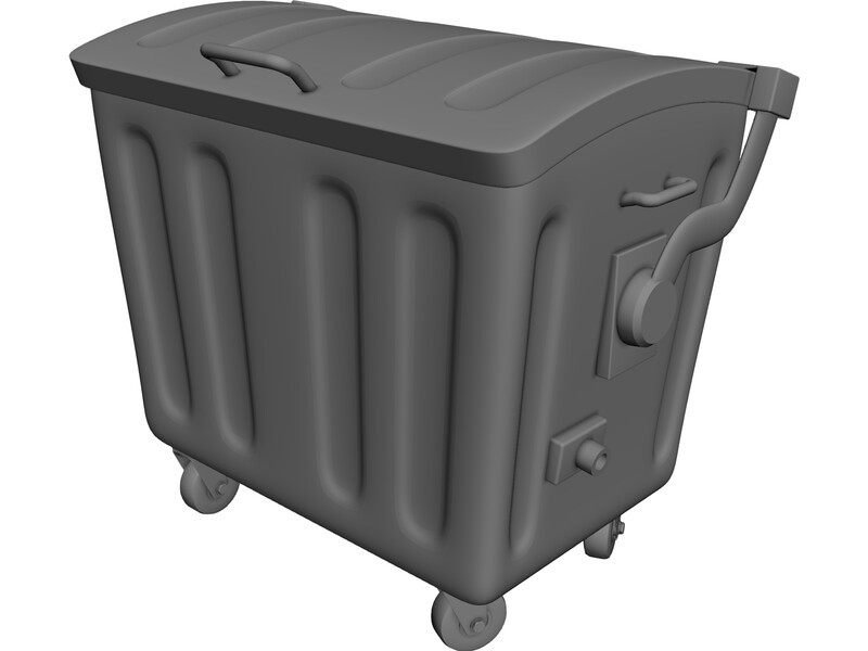 Trash Container 3D Model