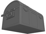 Treasure Chest 3D Model