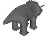 Triceratops Toy 3D Model